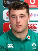 8 July 2025; Gus McCarthy during an Ireland Rugby media conference at the Grupo Desportivo Direito in Lisbon, Portugal. Photo by Carlos Rodrigues/Sportsfile