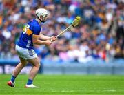 6 July 2025; Darragh McCarthy of Tipperary takes a free during the GAA Hurling All-Ireland Senior Championship semi-final match between Kilkenny and Tipperary at Croke Park in Dublin. Photo by Ray McManus/Sportsfile