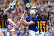6 July 2025; Oisin O'Donoghue of Tipperary scores his side's 4th goal, in the 70th minute, during the GAA Hurling All-Ireland Senior Championship semi-final match between Kilkenny and Tipperary at Croke Park in Dublin. Photo by Ray McManus/Sportsfile