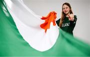 8 July 2025; Swimmer Julia Dziedzic during a Team Ireland announcement for the athletes selected to compete at the European Youth Olympic Festival in Skopje, North Macedonia, proudly supported by Allianz. The European Youth Olympic Festival takes place in Skopje, North Macedonia, taking place from 20 – 26 July. Photo by Ramsey Cardy/Sportsfile