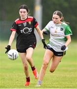 8 July 2025; Action during the Limerick 1 and Down match during the LGFA U17 Player Development Day at Portlaoise GAA club in Portlaoise, Laois. Photo by Stephen Marken/Sportsfile