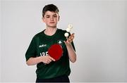 9 July 2025; Table Tennis player Peadar Sheridan during a Team Ireland announcement for the athletes selected to compete at the European Youth Olympic Festival in Skopje, North Macedonia, proudly supported by Allianz. The European Youth Olympic Festival takes place in Skopje, North Macedonia, taking place from 20 – 26 July. Photo by Ramsey Cardy/Sportsfile