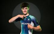 9 July 2025; Cyclist Caleb McGreevy during a Team Ireland announcement for the athletes selected to compete at the European Youth Olympic Festival in Skopje, North Macedonia, proudly supported by Allianz. The European Youth Olympic Festival takes place in Skopje, North Macedonia, taking place from 20 – 26 July. Photo by Sam Barnes/Sportsfile