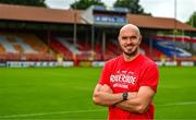 8 July 2025; Head coach Joey O'Brien poses for a portrait during a Shelbourne Media Conference at Tolka Park in Dublin. Photo by Tyler Miller/Sportsfile
