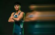 9 July 2025; (EDITOR'S NOTE; This image was created using a special effects camera filter) Gymnast Chester Enríquez during a Team Ireland announcement for the athletes selected to compete at the European Youth Olympic Festival in Skopje, North Macedonia, proudly supported by Allianz. The European Youth Olympic Festival takes place in Skopje, North Macedonia, taking place from 20 – 26 July. Photo by Sam Barnes/Sportsfile