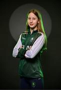 9 July 2025; Swimmer Julia Dziedzic during a Team Ireland announcement for the athletes selected to compete at the European Youth Olympic Festival in Skopje, North Macedonia, proudly supported by Allianz. The European Youth Olympic Festival takes place in Skopje, North Macedonia, taking place from 20 – 26 July. Photo by Sam Barnes/Sportsfile