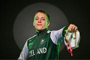 9 July 2025; Swimmer Shea Mathers during a Team Ireland announcement for the athletes selected to compete at the European Youth Olympic Festival in Skopje, North Macedonia, proudly supported by Allianz. The European Youth Olympic Festival takes place in Skopje, North Macedonia, taking place from 20 – 26 July. Photo by Sam Barnes/Sportsfile