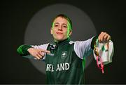 9 July 2025; Swimmer Shea Mathers during a Team Ireland announcement for the athletes selected to compete at the European Youth Olympic Festival in Skopje, North Macedonia, proudly supported by Allianz. The European Youth Olympic Festival takes place in Skopje, North Macedonia, taking place from 20 – 26 July. Photo by Sam Barnes/Sportsfile