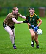 8 July 2025; Action from Meath 2 and Kerry during the LGFA U17 Player Development Day at Portlaoise GAA club in Portlaoise, Laois. Photo by Stephen Marken/Sportsfile