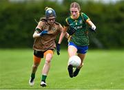 8 July 2025; Action from Meath 2 and Kerry during the LGFA U17 Player Development Day at Portlaoise GAA club in Portlaoise, Laois. Photo by Stephen Marken/Sportsfile