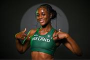 9 July 2025; Athlete Destiny Lawal during a Team Ireland announcement for the athletes selected to compete at the European Youth Olympic Festival in Skopje, North Macedonia, proudly supported by Allianz. The European Youth Olympic Festival takes place in Skopje, North Macedonia, taking place from 20 – 26 July. Photo by Sam Barnes/Sportsfile