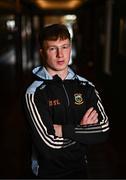 8 July 2025; Tipperary hurler Jake Morris poses for a portrait during the Tipperary GAA Hurling All-Ireland Senior Final Media Conference at Horse and Jockey Hotel in Horse and Jockey, Tipperary. Photo by Ben McShane/Sportsfile