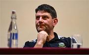 8 July 2025; Tipperary selector Declan Laffin during the Tipperary GAA Hurling All-Ireland Senior Final Media Conference at Horse and Jockey Hotel in Horse and Jockey, Tipperary. Photo by Ben McShane/Sportsfile