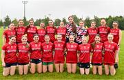 8 July 2025; The Louth team during the LGFA U17 Player Development Day at Portlaoise GAA club in Portlaoise, Laois.  Photo by Stephen Marken/Sportsfile
