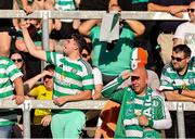 8 July 2025; Celtic supporters during the Cork Super Cup match between Cork City and Celtic FC at SuperValu Páirc Uí Chaoimh in Cork. Photo by Thomas Flinkow/Sportsfile
