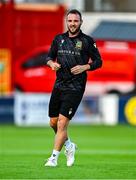 8 June 2025; Jamie Mulgrew during a Linfield training session at Tolka Park in Dublin. Photo by Tyler Miller/Sportsfile
