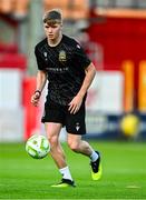 8 June 2025; Matthew Orr during a Linfield training session at Tolka Park in Dublin. Photo by Tyler Miller/Sportsfile