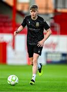 8 June 2025; Matthew Orr during a Linfield training session at Tolka Park in Dublin. Photo by Tyler Miller/Sportsfile