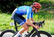 8 July 2025; Luca Bednarek of Hot Tubes during Stage 1 of 2025 Junior Tour of Ireland from Ennis to Barefield. Photo by Stephen McMahon/Sportsfile