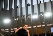 8 July 2025; Cherneka Johnson during an open workout session, held at The Oculus at World Trade Center in New York, USA, ahead of her undisputed bantamweight championship fight  with Shurretta Metcalf, on July 11th at Madison Square Garden in New York. Photo by Stephen McCarthy/Sportsfile