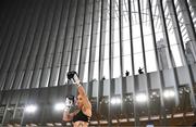 8 July 2025; Jennifer Miranda during an open workout session, held at The Oculus at World Trade Center in New York, USA, ahead of her undisputed super featherweight championship fight with Alycia Baumgarder, on July 11th at Madison Square Garden in New York. Photo by Stephen McCarthy/Sportsfile