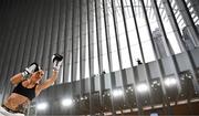 8 July 2025; Jennifer Miranda during an open workout session, held at The Oculus at World Trade Center in New York, USA, ahead of her undisputed super featherweight championship fight with Alycia Baumgarder, on July 11th at Madison Square Garden in New York. Photo by Stephen McCarthy/Sportsfile