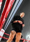 8 July 2025; Cherneka Johnson during an open workout session, held at The Oculus at World Trade Center in New York, USA, ahead of her undisputed bantamweight championship fight  with Shurretta Metcalf, on July 11th at Madison Square Garden in New York. Photo by Stephen McCarthy/Sportsfile