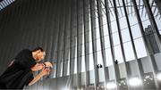 8 July 2025; Cherneka Johnson during an open workout session, held at The Oculus at World Trade Center in New York, USA, ahead of her undisputed bantamweight championship fight  with Shurretta Metcalf, on July 11th at Madison Square Garden in New York. Photo by Stephen McCarthy/Sportsfile