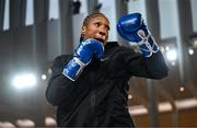 8 July 2025; Shadasia Green during an open workout session, held at The Oculus at World Trade Center in New York, USA, ahead of her IBF and WBO super middleweight championship fight with Savannah Marshall, on July 11th at Madison Square Garden in New York. Photo by Stephen McCarthy/Sportsfile