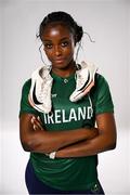 9 July 2025; Athlete Destiny Lawal during a Team Ireland announcement for the athletes selected to compete at the European Youth Olympic Festival in Skopje, North Macedonia, proudly supported by Allianz. The European Youth Olympic Festival takes place in Skopje, North Macedonia, taking place from 20 – 26 July. Photo by Shauna Clinton/Sportsfile