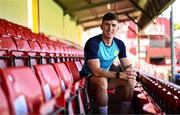 9 July 2025; Joe Redmond poses for a portrait during a St Patrick's Athletic media conference at Richmond Park in Dublin. Photo by Ben McShane/Sportsfile