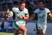 9 July 2025; Daniel Green of Ireland on his way to scoring a try during the World Rugby U20 Championship 2025 Pool C match between Ireland and New Zealand at Stadio San Michele in Calvisano, Italy. Photo by Massimiliano Carnabuci/Sportsfile
