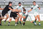 9 July 2025; Conor Kennelly of Ireland in action during the World Rugby U20 Championship 2025 Pool C match between Ireland and New Zealand at Stadio San Michele in Calvisano, Italy. Photo by Massimiliano Carnabuci/Sportsfile