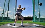 9 July 2025; Charlotte Payne of Great Britain competes in the Inspire (Credit Union) Women's Hammer during the Cork City Sports meet at MTU Arena in Cork. Photo by Sam Barnes/Sportsfile