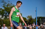 9 July 2025; David Cussen of Old Abbey AC after winning the C103 and Cork's 96FM Men's High Jump during the Cork City Sports meet at MTU Arena in Cork. Photo by Sam Barnes/Sportsfile