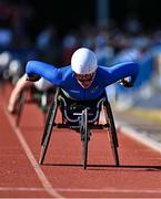 9 July 2025; Hannah Cockroft of Great Britain competes in the LeisureWorld and Cork Sports Partnership T54 Women's 800m during the Cork City Sports meet at MTU Arena in Cork. Photo by Sam Barnes/Sportsfile