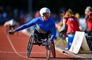 9 July 2025; Hannah Cockroft of Great Britain celebrates after winning the LeisureWorld and Cork Sports Partnership T54 Women's 800m during the Cork City Sports meet at MTU Arena in Cork. Photo by Sam Barnes/Sportsfile