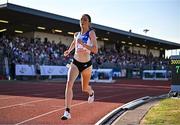 9 July 2025; Roisin Flanagan of Ireland competes in the PJ Hegarty Women's 3000m competes in the PJ Hegarty Women's 3000m during the Cork City Sports meet at MTU Arena in Cork. Photo by Sam Barnes/Sportsfile