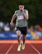 9 July 2025; Colin Doyle of Ireland competes in the CETB Men's 200m Race during the Cork City Sports meet at MTU Arena in Cork. Photo by Sam Barnes/Sportsfile