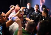 9 July 2025; Katie Taylor during a press conference, held at The Theater at Madison Square Garden in New York, USA, ahead of her undisputed super lightweight championship fight with Amanda Serrano on July 11th at Madison Square Garden in New York. Photo by Stephen McCarthy/Sportsfile