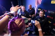 9 July 2025; Katie Taylor during a press conference, held at The Theater at Madison Square Garden in New York, USA, ahead of her undisputed super lightweight championship fight with Amanda Serrano on July 11th at Madison Square Garden in New York. Photo by Stephen McCarthy/Sportsfile