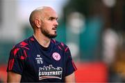 9 July 2025; Shelbourne head coach Joey O'Brien during the UEFA Champions League First Qualifying Round first leg match between Shelbourne and Linfield at Tolka Park in Dublin. Photo by Seb Daly/Sportsfile