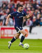 23 June 2025; Michael Duffy of Derry City during the SSE Airtricity Men's Premier Division match between St Patrick's Athletic and Derry City at Richmond Park in Dublin. Photo by Ben McShane/Sportsfile