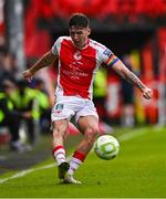 23 June 2025; Joe Redmond of St Patrick's Athletic during the SSE Airtricity Men's Premier Division match between St Patrick's Athletic and Derry City at Richmond Park in Dublin. Photo by Ben McShane/Sportsfile
