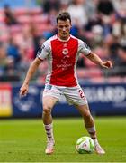 23 June 2025; Axel Sjoberg of St Patrick's Athletic during the SSE Airtricity Men's Premier Division match between St Patrick's Athletic and Derry City at Richmond Park in Dublin. Photo by Ben McShane/Sportsfile