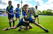 10 July 2025; Sean Winstanley in action during a Bank of Ireland Leinster Rugby Summer Camp at Navan RFC in Navan, Meath. Photo by Sam Barnes/Sportsfile