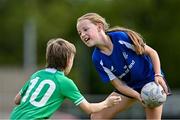 10 July 2025; Annie Clarke and Liam Wyse in action during a Bank of Ireland Leinster Rugby Summer Camp at Navan RFC in Navan, Meath. Photo by Sam Barnes/Sportsfile