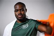 10 July 2025; Athlete Toluwabori Akinola, from Balbriggan in Dublin, representing University College Dublin and Ireland, poses for a portait during the Team Ireland 2025 World University Games Announcement at Technological University Dublin, Grangegorman in Dublin. Photo by Shauna Clinton/Sportsfile