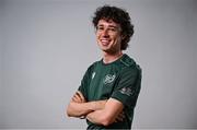 10 July 2025; Athlete Oisín Lane, from Ballymore in Westmeath, representing University of Limerick and Ireland, poses for a portait during the Team Ireland 2025 World University Games Announcement at Technological University Dublin, Grangegorman in Dublin. Photo by Shauna Clinton/Sportsfile