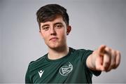 10 July 2025; Table tennis player Joe Sheard, from Portadown in Armagh, representing Queen's University Belfast, poses for a portait during the Team Ireland 2025 World University Games Announcement at Technological University Dublin, Grangegorman in Dublin. Photo by Shauna Clinton/Sportsfile